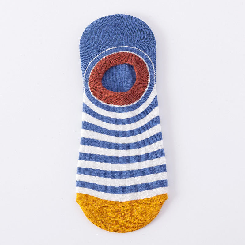 Silica Gel Non-slip Invisible Shallow Mouth Boat Socks Women