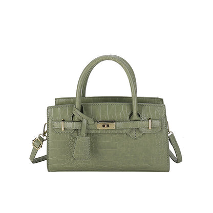 Fashion Crocodile Pattern Kelly Women's Handbag
