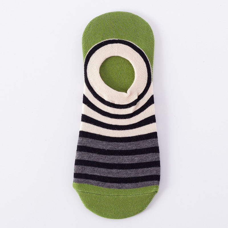 Silica Gel Non-slip Invisible Shallow Mouth Boat Socks Women