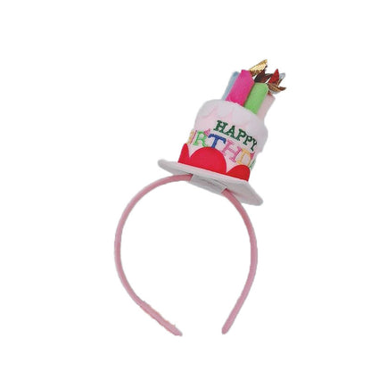 Cute Birthday Cake Birthday Kid Headband Party
