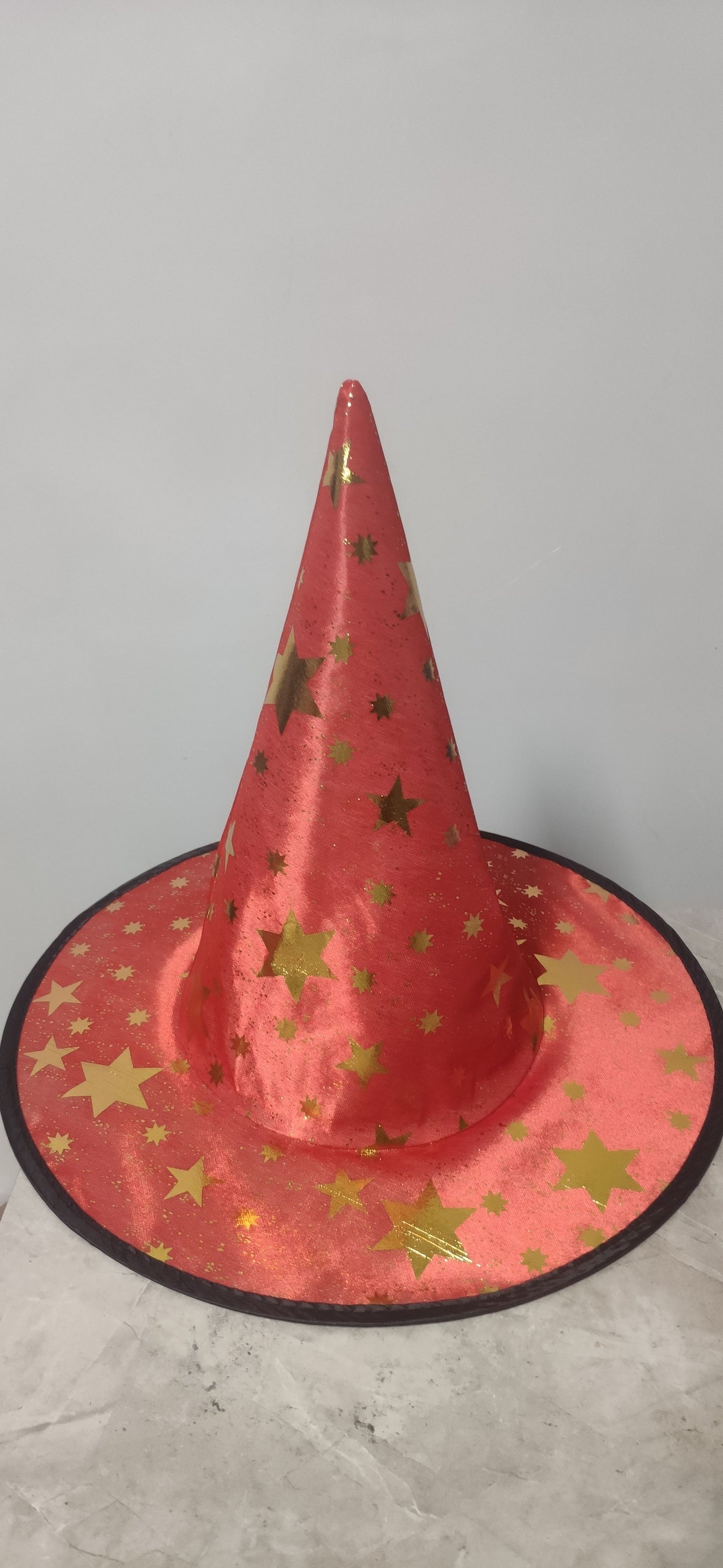 Witch Hat Halloween Black Polyester Ball Up Costume Party