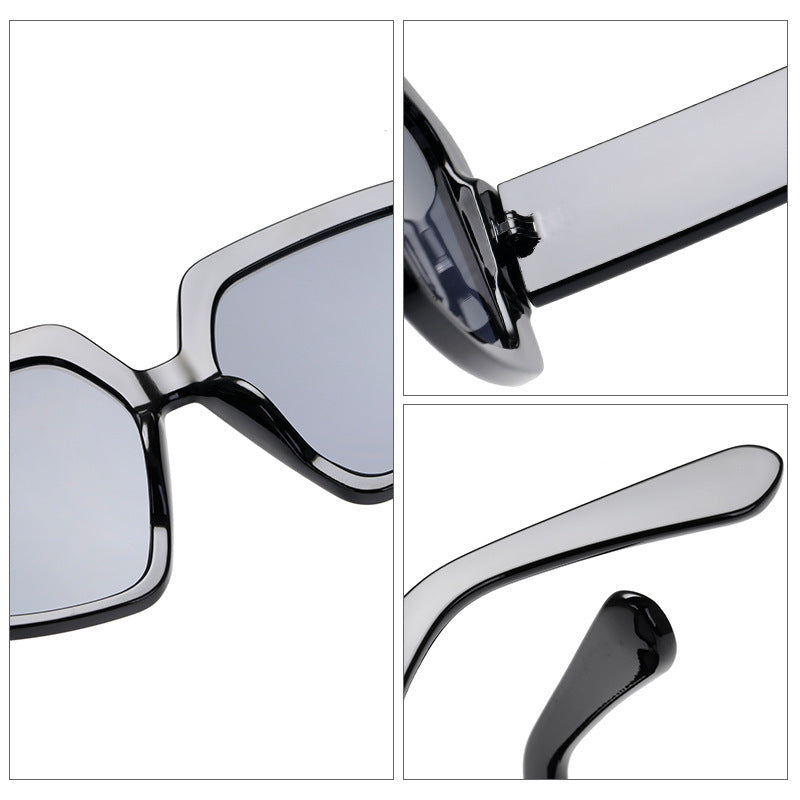 Personality Colorful Sunglasses Women European And America