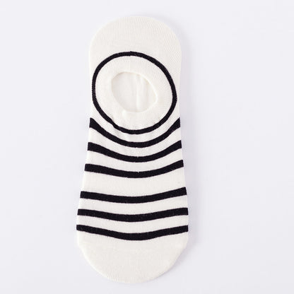 Silica Gel Non-slip Invisible Shallow Mouth Boat Socks Women