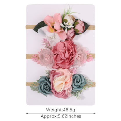Nylon Fine Hair Band Girls' Headband Tie Flower